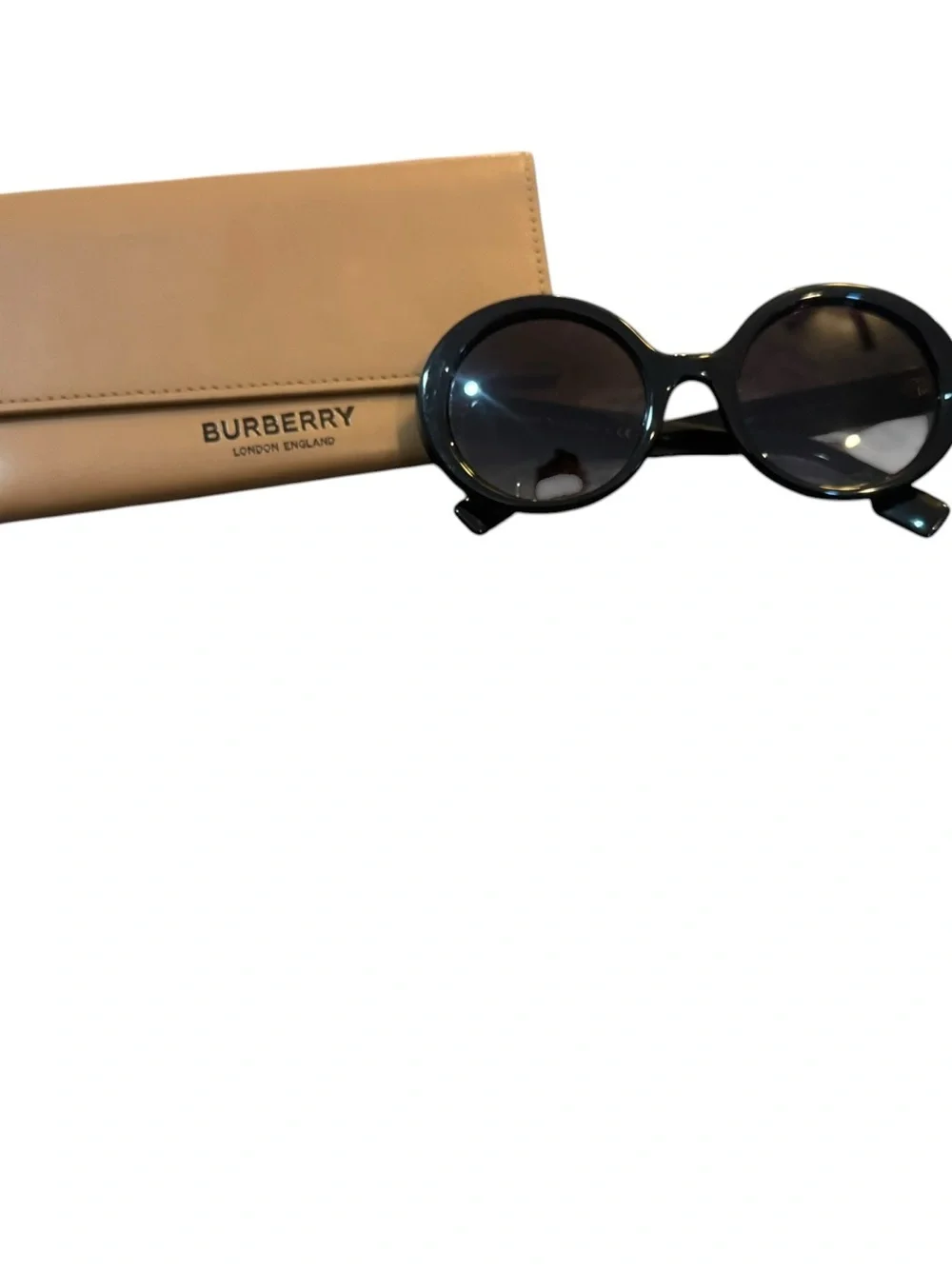 NEW IN BOX women’s AUTHENTIC BURBERRY 52mm Round Oversize Sunglasses 4314 30018G